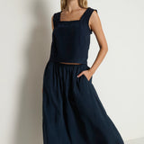 Karin Tiered Skirt - Night Sky