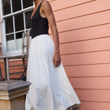 Karla Midi Dress - Porcelain Color Block