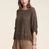 Katarina Cotton Top - Stone