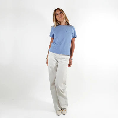 Slub Tee -  Solvang Blue