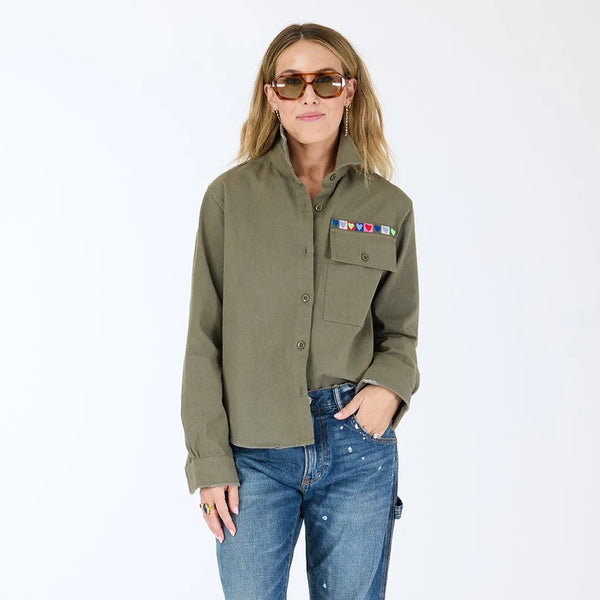 Pia Love Brigade Shirt - Army Green