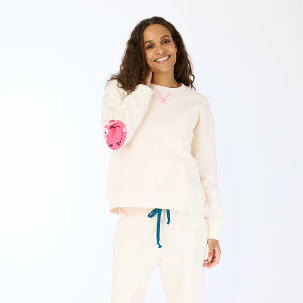 Ex- Boyfriend Smiley Sweatshirt - Canvas