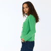 Fringe Beau-lero Cardigan - Grass Green