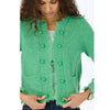 Fringe Beau-lero Cardigan - Grass Green