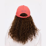 KR Imperfect Heart Hat - Poppy Red/Denim Blue