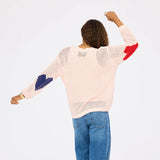 Catch Open Stitch Sweater - Shell Pink