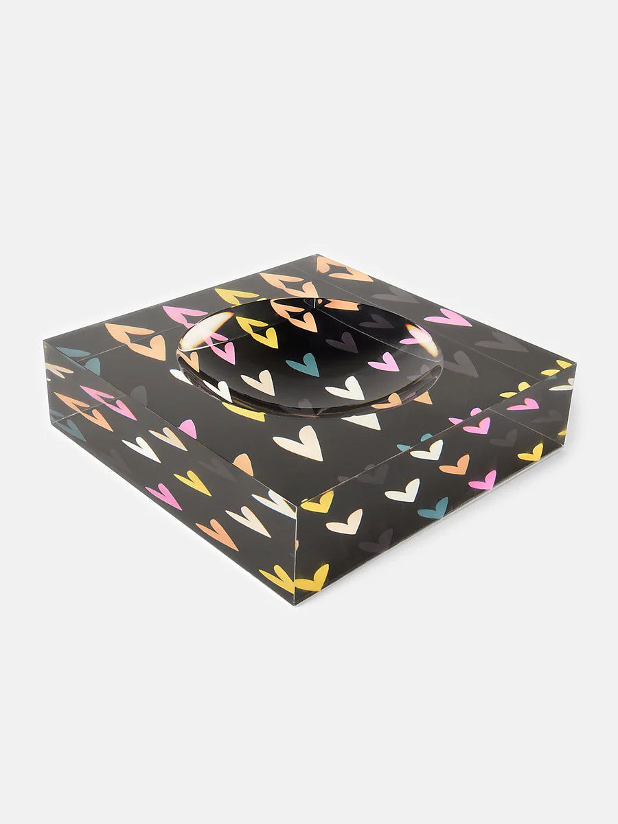 Don't Mess With My Heart Candy Dish - Black