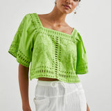 Laine Top - Island Green