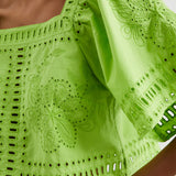 Laine Top - Island Green