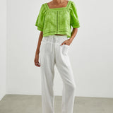 Laine Top - Island Green