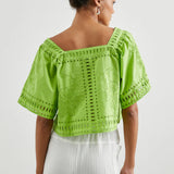 Laine Top - Island Green