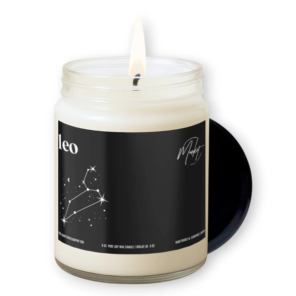 Leo Zodiac Candle