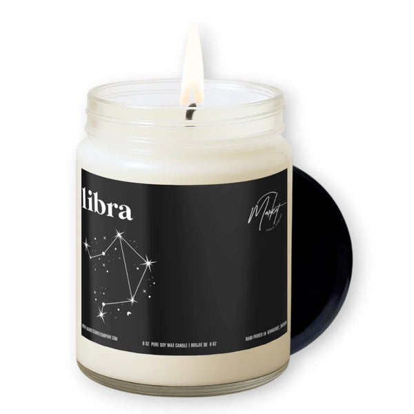 Libra Zodiac Candle