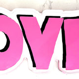 LOVED Block of Love - Pop Pink