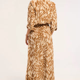Lourdes Dress - Abstract Dune