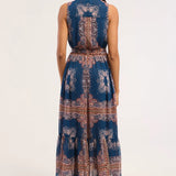 Thebez Dress- Sapphire Tapis Chiffon