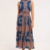 Thebez Dress- Sapphire Tapis Chiffon