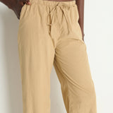 Lucia Tie Waist Pant - Toffee