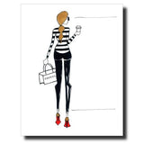 Assorted Blank Fashion Cards- Box of 6