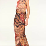 Sierra Skirt - Surreal Patchwork Satin