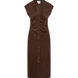 Maud Dress - Faux Suede