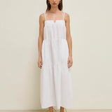 Meadow Midi Dress - White