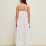 Meadow Midi Dress - White