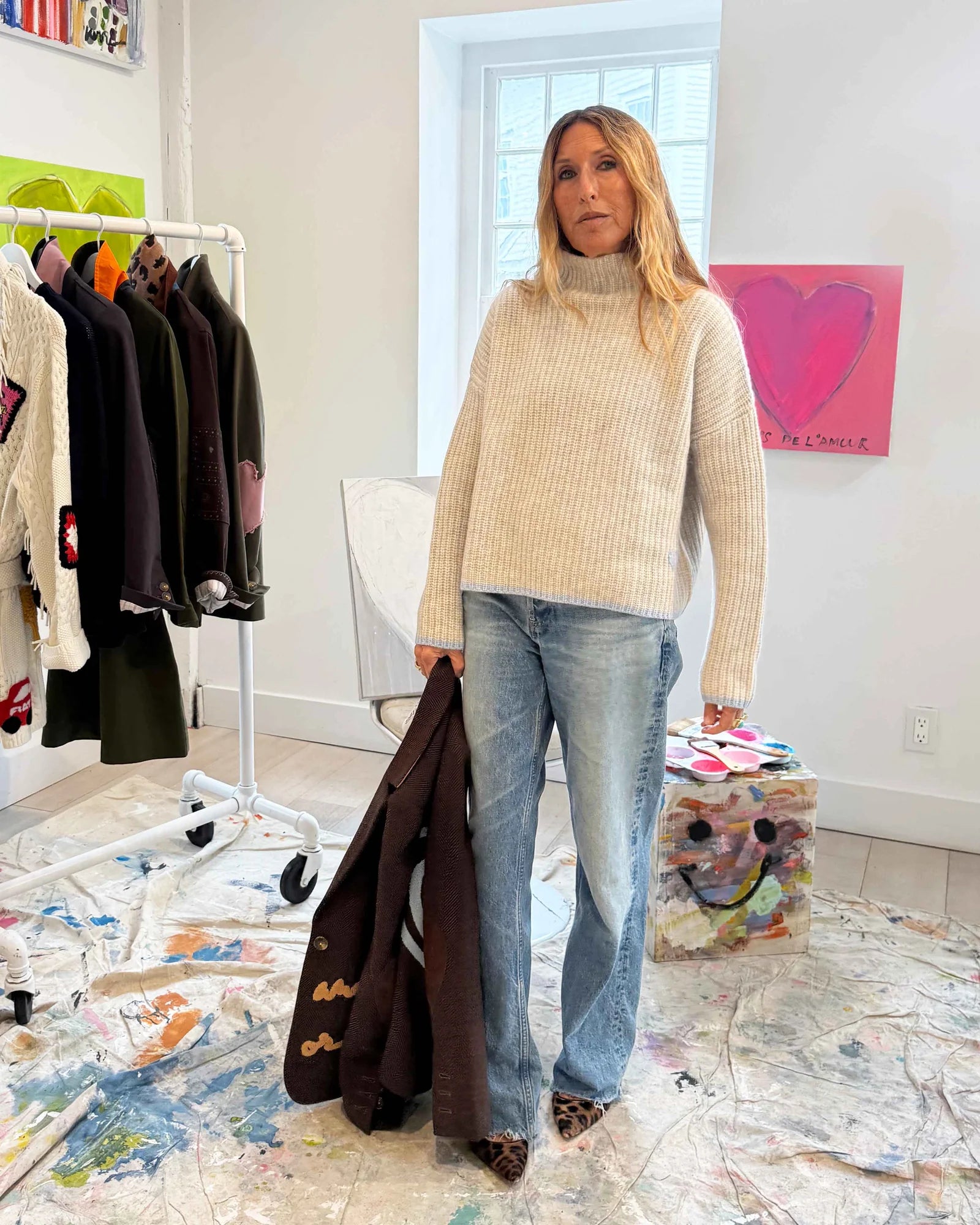 Marley Cashmere Sweater - Misty Grey