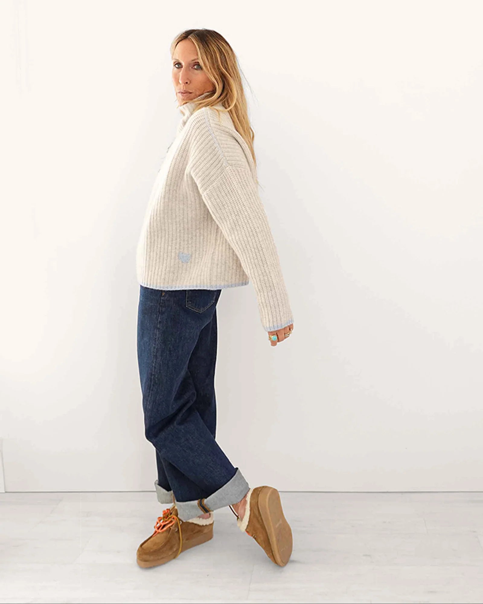 Marley Cashmere Sweater - Misty Grey