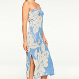 Matti Dress - Blue Hibiscus Flora