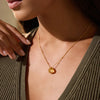Citrine Teardrop Necklace