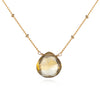 Citrine Teardrop Necklace