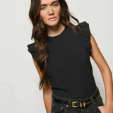 Paulette Tank - Jet Black