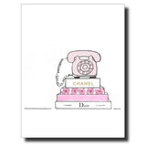 Assorted Blank Fashion Cards- Box of 6