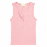 KR Henley Tank - Pink Salt