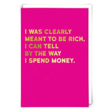 Spend Money Card