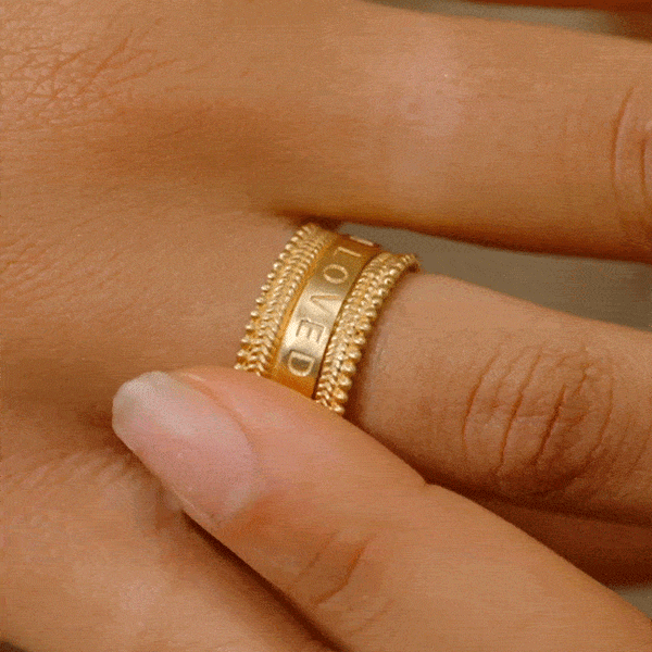 Inner Light Spinner Ring - I Am Loved