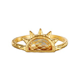 Sunrise Citrine Ring