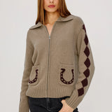 Rhea Sweater- Horseshoes