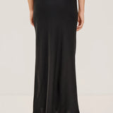 Romina Skirt - Black Linen