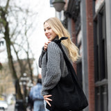 Knot Tote Suede - Black