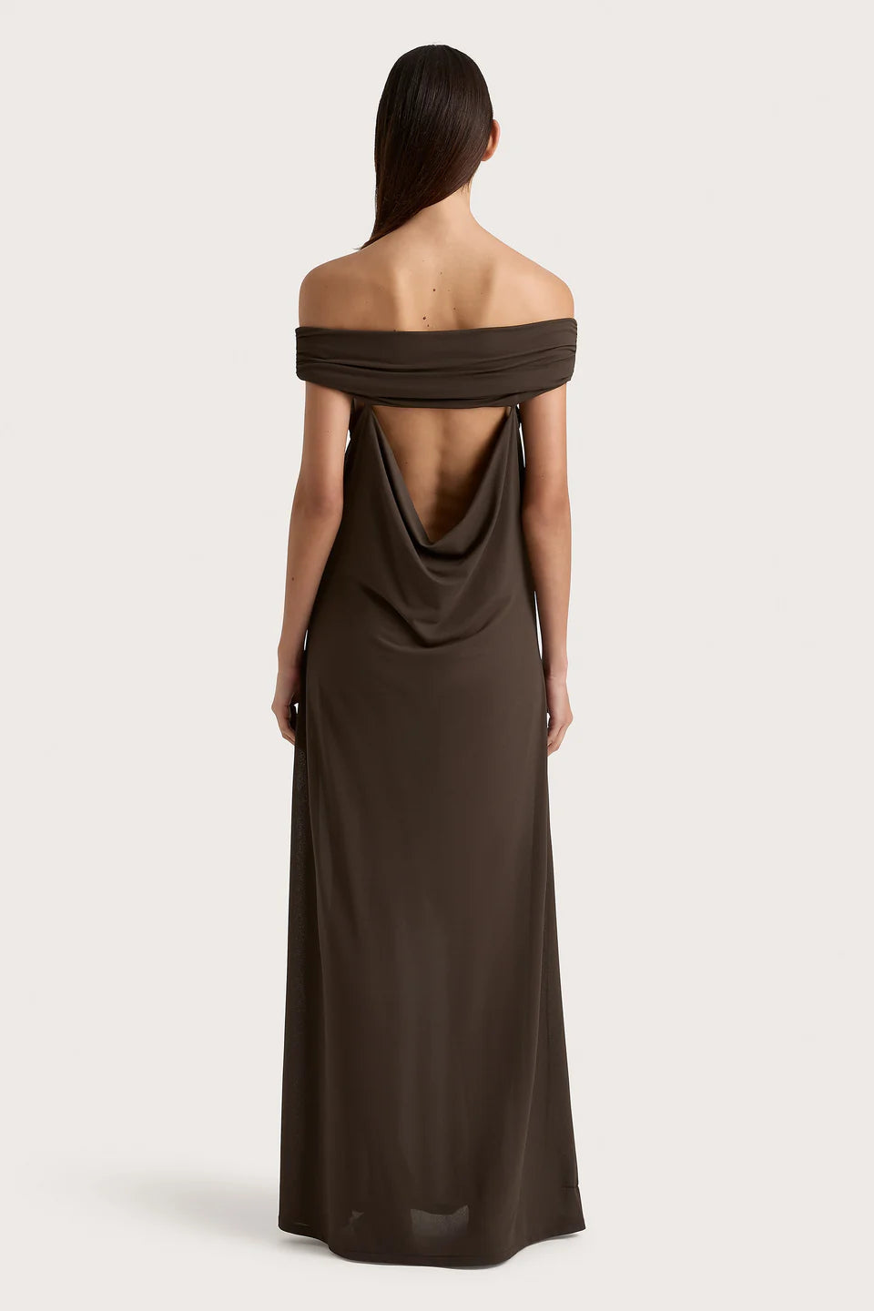 Sofie Maxi Dress - Chocolate Brown