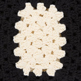 Ostia Crochet Bag-  Black/Off White