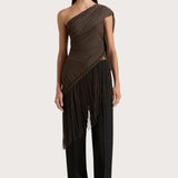 Bodil Top - Chocolate Brown