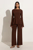 Pian Tunic Top- Cioccolato