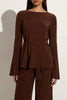 Pian Tunic Top- Cioccolato