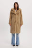 Savannah Maxi Vegan Fur Coat - Sand