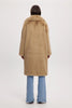Savannah Maxi Vegan Fur Coat - Sand
