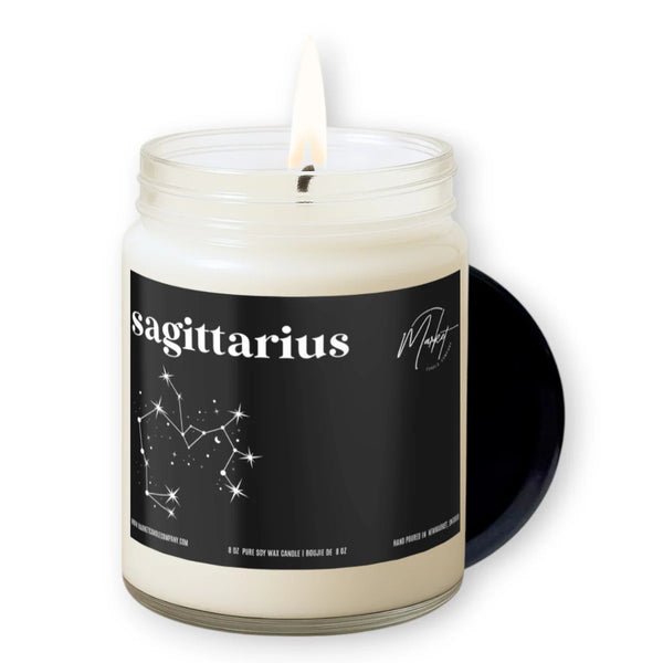 Sagittarius Zodiac Candle