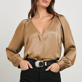 Sandra Top- Camel